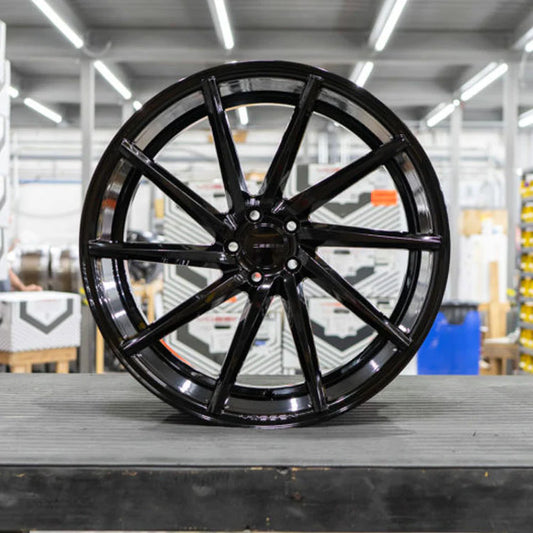 VOSSEN CVT (TINTED GLOSS BLACK 5x120 20x9 +35 72.56 hub)